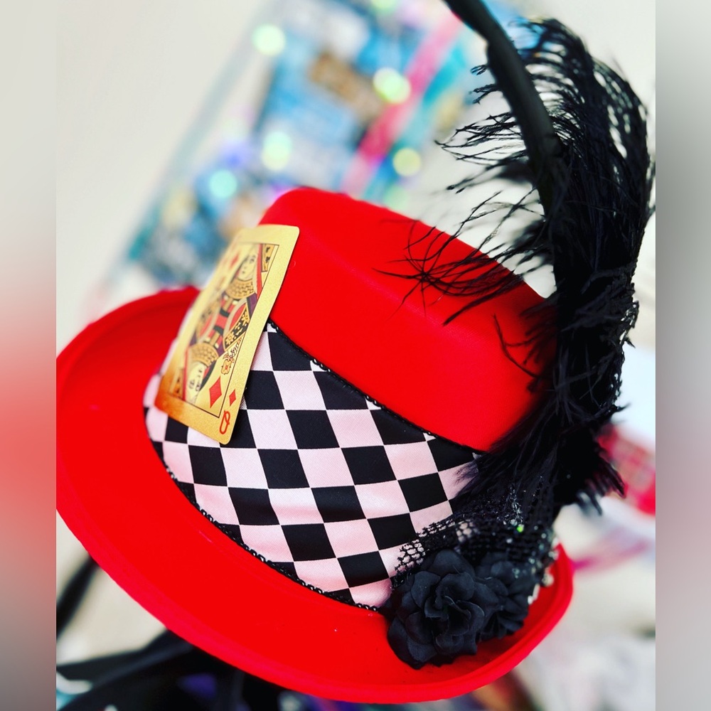 Harley Quinn Steampunk Cosplay hat by The Mad Hattress